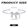 1Pc 304 Stainless Steel Cuff Bangles BJEW-LP0003-31P-2