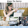 1Pc Flower Printed PU Leather Portable Slim Sunglasses Pouch AJEW-CN0003-25A-4