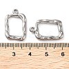 Non-Tarnish 304 Stainless Steel Pendants STAS-L022-370P-3
