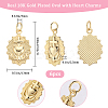 Beebeecraft 6Pcs Brass Pendants KK-BBC0009-54-2