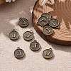 Alloy Pendant Cabochon Settings LS-PALLOY-N156-01J-AB-5