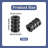 12Pcs 304 Stainless Steel Tube Beads STAS-UN0062-80-3