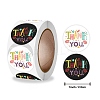 Word Thank You Self Adhesive Paper Stickers DIY-M023-04-1