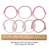 14Pcs 7 Colors Cotton Cord Bracelet Set for Men Women BJEW-FS00025-01-5