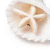 Summer Beach Natural Shell Pendants PALLOY-JF02649-4