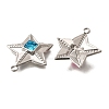 304 Stainless Steel Pendants STAS-Q346-08P-2