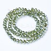 Electroplate Glass Beads Strands EGLA-A034-T3mm-C05-2