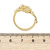 304 Stainless Steel Open Cuff Ring for Women RJEW-Z083-02G-01-5
