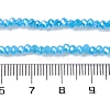 Baking Electroplate Glass Beads Strands DGLA-A039-J2MM-B12-4