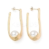 Ion Plating(IP) 304 Stainless Steel Stud Earrings EJEW-K281-17G-1