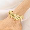 Rack Plating Brass Micro Pave Clear Cubic Zirconia Cuff Rings for Women RJEW-M028-112G-1
