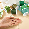 6 Rolls 6 Colors 6-Ply Polyester Metallic Thread OCOR-TA0003-11D-6