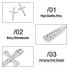 32Pcs 8 Styles Religion Themed Alloy Pendants FIND-TA0002-56-4