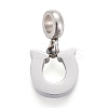 Non-Tarnish 304 Stainless Steel Charms STAS-F259-010P-1