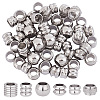 100Pcs 6 Style 201 Stainless Steel European Beads Sets STAS-PH0005-43-1