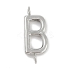 304 Stainless Steel Letter Connector Charms STAS-M108-01P-02-1