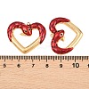 304 Stainless Steel Rhinestone Pendants STAS-P445-02G-02-3