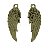 Tibetan Style Alloy Wing Pendants LS-TIBEP-A16767-AB-NR-1