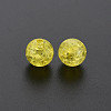 Transparent Crackle Acrylic Beads MACR-S373-66C-N16-7