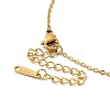 Pink Cubic Zirconia Pendant Necklace NJEW-H161-01A-4