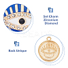 36Pcs 6 Style Rack Plating Alloy Enamel Pendants FIND-HY0001-67-3