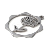 Non-Tarnish 304 Stainless Steel Pendants LS-STAS-P338-01B-P-2