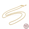 925 Sterling Silver Wheat Chains Necklace for Women STER-I021-02C-G-2