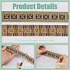 10M Ethnic Style Polyester Flower Jacquard Ribbon OCOR-WH0090-038C-4