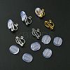 12Pcs 3 Colors Brass Clip-on Earring Findings KK-FS0001-33-2