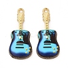 Rack Plating Golden Tone Alloy Pendants ENAM-M051-14G-A-2