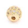 Ion Plating(IP) Cubic Zirconia Beads KK-O146-02A-G-1