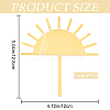 8Pcs Sun Birthday Cake Toppers OACR-CP0001-01-2