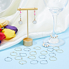 80Pcs 2 Colors 316 Surgical Stainless Steel Hoop Earrings Findings STAS-DC0016-50B-5