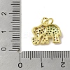 Real 18K Gold Plated Brass Pave Cubic Zirconia Pendants KK-M283-02B-02-3