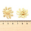304 Stainless Steel Flower Stud Earrings EJEW-P312-03A-G-5
