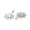 Non-Tarnish 304 Stainless Steel Pendants STAS-E161-05P-2