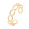 304 Stainless Steel Cuff Bangles for Women BJEW-D306-02G-2