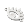 Non-Tarnish 304 Stainless Steel Hollow Connector Charms STAS-P332-06P-2