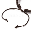 PU Leather Cord Bracelets for Men Women WGFF396-01-3