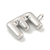 Non-Tarnish 304 Stainless Steel Pendants STAS-C102-15P-E-2