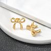 PVD Vacuum Plating 304 Stainless Steel Stud Earrings EJEW-C099-18GP-5