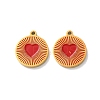 Ion Plating(IP) 304 Stainless Steel Enamel Charms STAS-M102-23G-01-1