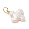 Natural Baroque Keshi Pearl Pendants PALLOY-JF04919-02-4