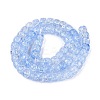 Crackle Transparent Glass Beads Strands GLAA-N069-03A-03-2