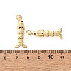 Rack Plating Brass Micro Pave Cubic Zirconia Pendants KK-M309-38E-G-3