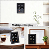 Rectangle Artificial Board Badge Display Frame Stands DIY-WH20007-750B-5
