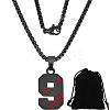 667 Stainless Steel Box Chain Necklaces NJEW-BBC0001-35D-EB-1