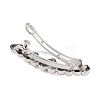 Alloy Hair Barrettes OHAR-H010-01A-P-3