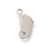 201 Stainless Steel Charms STAS-R132-12P-1