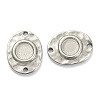 Non-Tarnish 304 Stainless Steel Cabochon Connector Settings STAS-P279-05P-1
